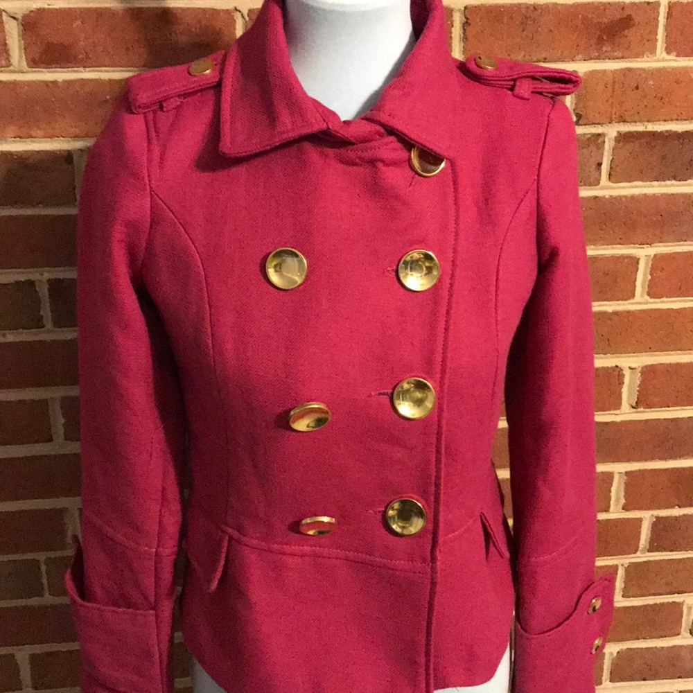 XOXO Pink Peacoat